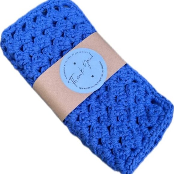 Set of Hand Crocheted Washcloths Dishcloths Trivets 100% Cotton Crochet Granny - Picture 8 of 15